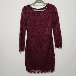 Forever 21 | Maroon Lace Dress